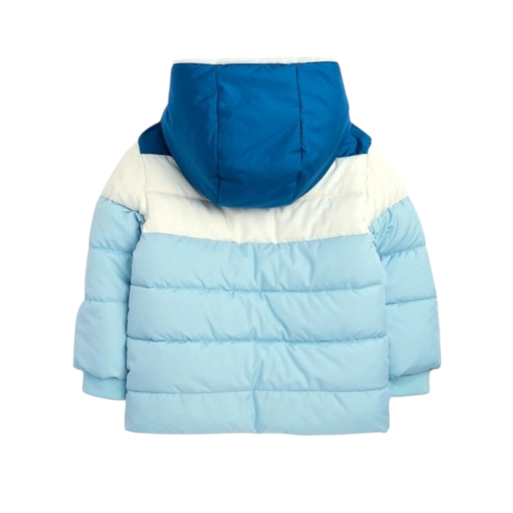 Swiss Tech Girls Warm Winter Blue Jacket with White Soft Fuzzy White Interior - Picture 2 of 7